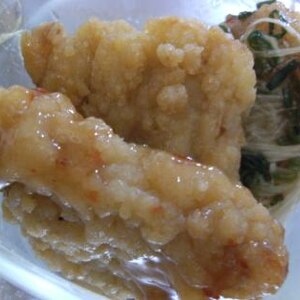 鶏肉の竜田揚げ　ネギ南蛮ソースかけ（時短メニュー）